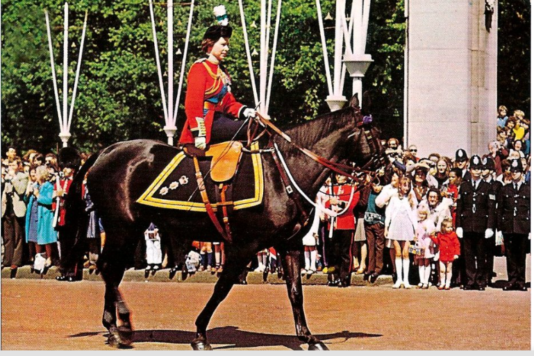 Queen Elizabeth on Burmese